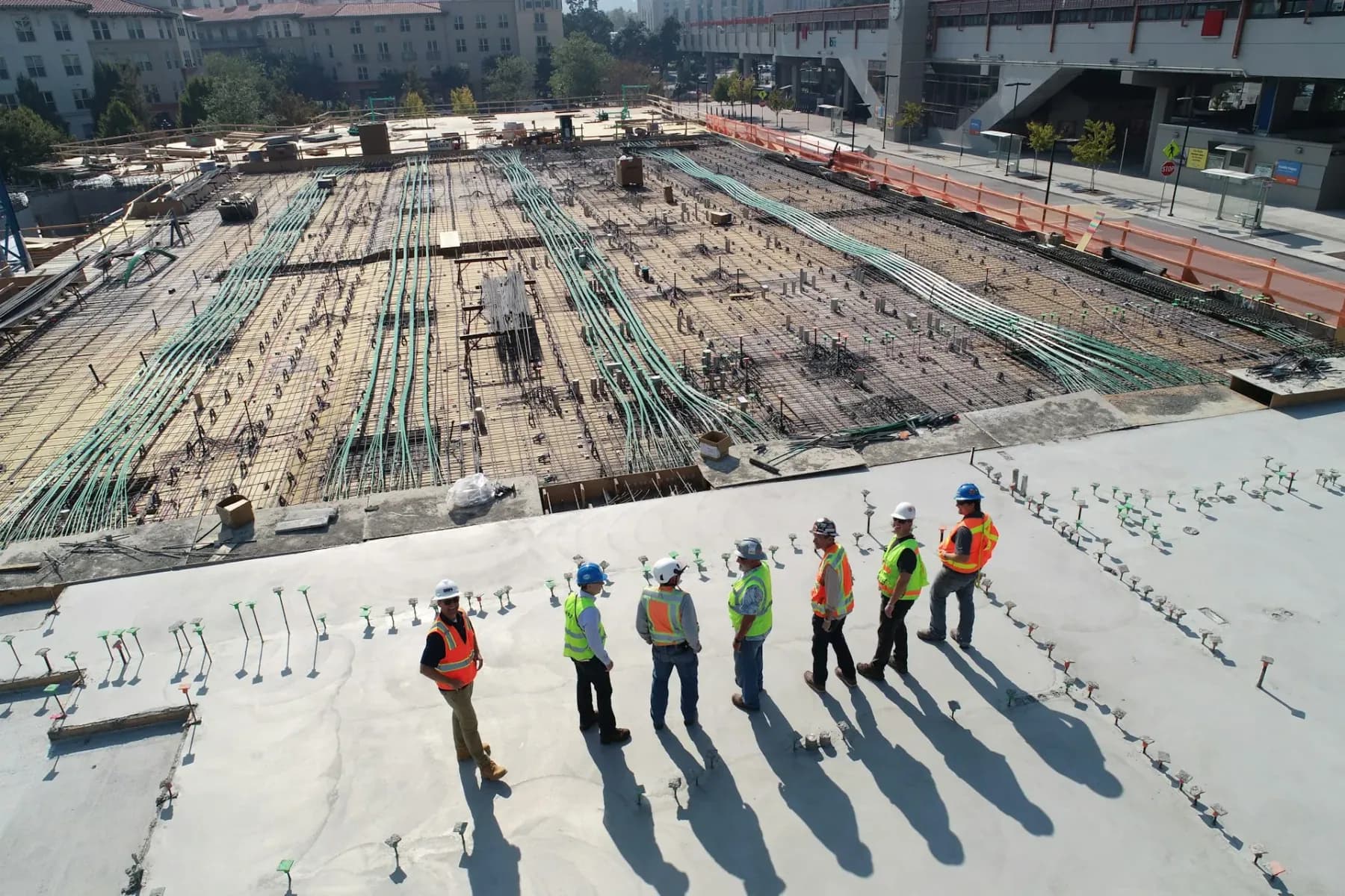Win Bo Construction team on site